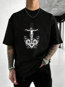 Men T-Shirts - Black - View 2
