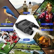 4K Night Vision Goggles Binoculars With AI Color Boost Mode, Photo & Video Recording, 3000mAh Battery For Wildlife Observation, Camping & Security, With Flashlight, Supports Audio Recording And Playback, And Offers An 8-12 Hour Battery Life - View 9