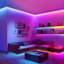 LQHZMYY 5V USB Powered RGB Neon Light Strip, Flexible LED Light Strip, Remote Control Neon Light Strip, Suitable For Gaming Room And Bedroom Decoration Lighting, LED Neon Light Strip With Remote Control Bedroom Atmosphere Light Strip - RGB Neon Lights - View 10