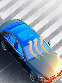 Payung Pelindung Matahari Lipat Reflektif untuk Kaca Depan Mobil, Payung Tirai Matahari Pelindung UV Ukuran Besar - MultiWarna - View 3