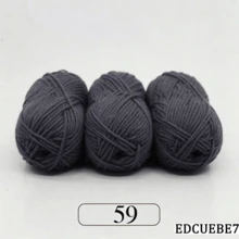 EDCUEBE7 1/3pcs/150g 5股混色米白色壓克力毛線，中粗米白色毛線 - 適合手工編織、手工織布、DIY手工藝、編織和鉤針，柔軟且多功能，適用於DIY鉤針和編織包 - 5股50G毛線 - 查看 152