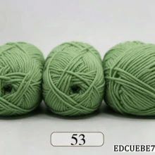 EDCUEBE7 1/3pcs/150g 5股混色米白色壓克力毛線，中粗米白色毛線 - 適合手工編織、手工織布、DIY手工藝、編織和鉤針，柔軟且多功能，適用於DIY鉤針和編織包 - 5股50G毛線 - 查看 61