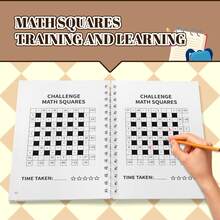 Children's Daily Math Workbook, Addition, Subtraction, Multiplication Or Division Exercises, Help Improve Mental Math Ability, Number Sense And Calculation Skills. Back To School - 彩色 - 查看 5
