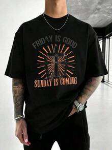 Camisetas de hombre - Negro - Ver 2