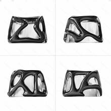 [1 Key] Fluid Metal Texture, Hollow Personalized Black Keycap, ABS+PC Material, Creative Keycap, Suitable For 61/64/68/75/84/87/98/104/108 Keys Mechanical Keyboard, Compatible With Cherry/Gateron MX Switches, High Quality Wear-Resistant Non-Fading Non-Oily, Suitable For Gift Or Personal Use, Hot-Swappable Keycap, High-Value Personalized Keycap, Keyboard DIY, Customized Keycap, Desktop Matching, Customized Keycap, Keycap Set, Gaming Keycap, Keyboard Accessories - View 5