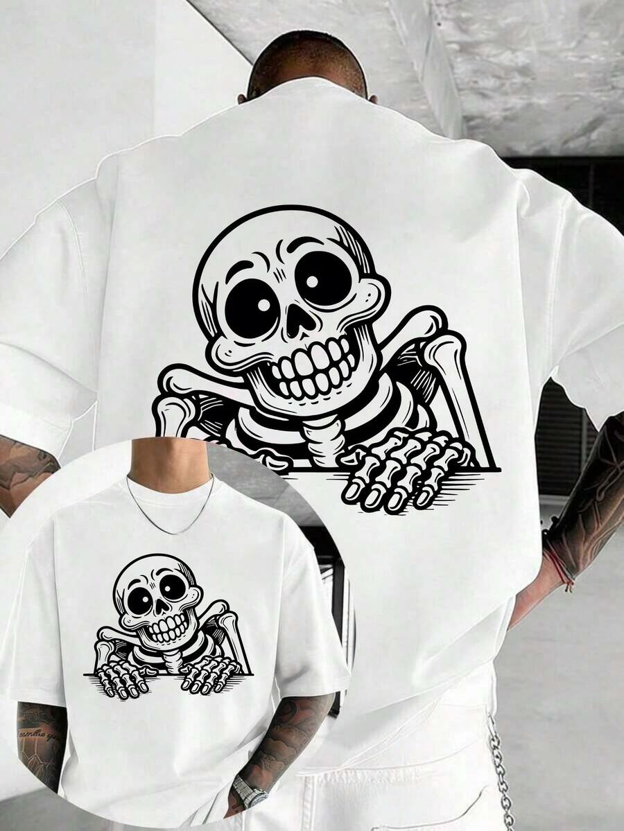 Men T-Shirts - 白色 - 查看 1