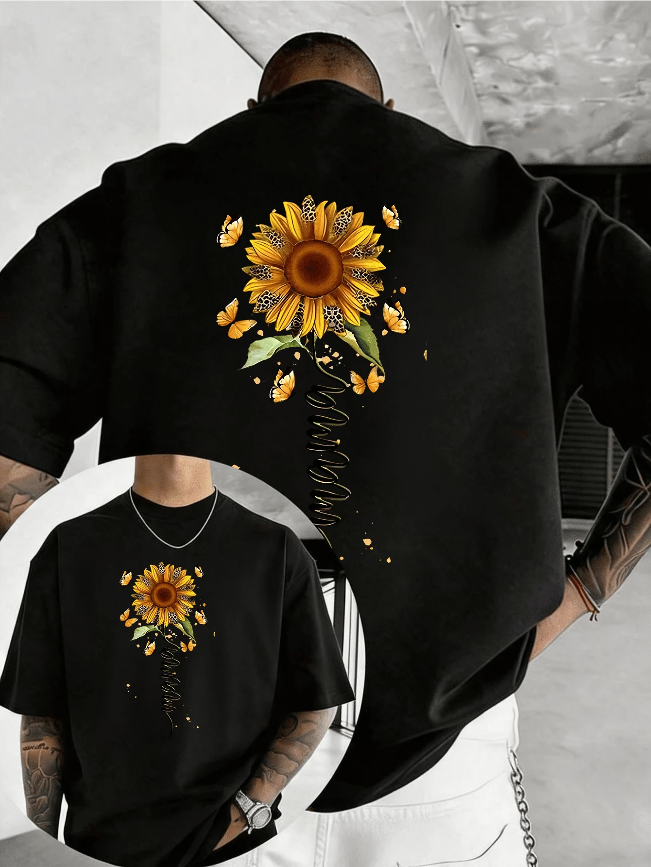 Men T-Shirts - Black - View 1