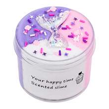 Súper lindo slime de cristal de unicornio rosa azul blanco, slime de nube apretable púrpura azul blanco, slime de cristal azul, slime de mar azul transparente grande y suave para aliviar el estrés y slime de niebla verde fresca del mar, plastilina azul claro, adecuado para fiestas, vacaciones, regalos de fiesta, cumpleaños, regalos de regreso a la escuela - Multicolor - Ver 7