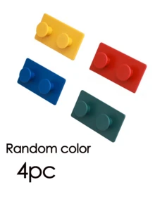 9/8/4/1pc Building Block Hook, No Punching, Seamless Hook, Wall Storage, Key Hook, Suitable For Renting, Hanging Keys, Masks, Hats, Canvas Bags, Hair Bands, Kitchen Aprons, Hand Towels, Dormitory Bags, Headphones, All Kinds Of Wires, - Multicolor - View 10
