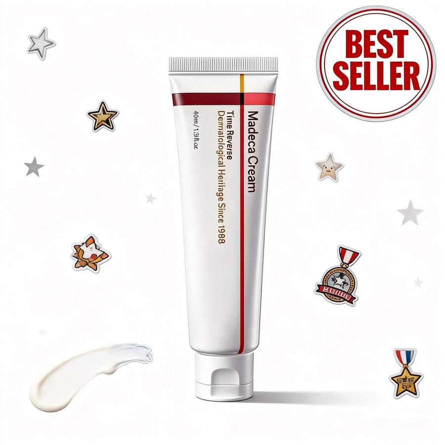 Madeca Cream Anti-Aging Face Moisturizer | Korean Skincare With Cica & Hyaluronic Acid, Hydrating For Dry Skin & Anti-Wrinkle, Perfect Gift For Women, Mother's Day & Holiday Gift, 1.69 Fl.Oz - Hyaluronic Acid - 查看 1