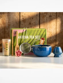 1pc/7pcs Japanese Kiln-Fired Matcha Tea Set, Other Tea Sets, Complete Matcha Tool Set, Full Matcha Tools, Matcha Set, Matcha Whisk Set, Matcha Tools, Matcha, Matcha Plate, Matcha Tools, Cup, Matcha Related Products, Including Matcha Bowl, Matcha Whisk, Matcha Cup, Matcha Whisk, Matcha Spoon, Tea Bowl Set, Matcha Brewing Tools - Multicolor - View 2