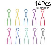 14/28/42/56/102Pcs Plastic Spool Clips - Multi-Color Sewing Machine Accessories Prevent Thread Slipping, Spool Holder Clips Suitable For Sewing, Knitting And Handicrafts, Colorful Multi-Functional Clips, Thread Organizer, Craft Supplies - Multicolor - View 16