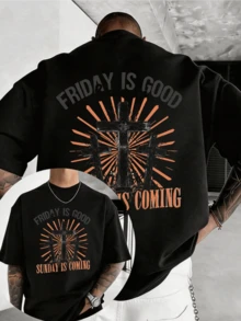 Camisetas de hombre - Negro - Ver 1