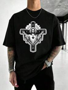 Men T-Shirts - Hitam - View 2