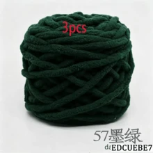 EDCUEBE7 1/2/3/5 卷，约 90-100g/根冰条编织单股粗纱，适用于 DIY 围巾、包、拖鞋、玩偶、毛毯、靠垫、毛绒玩具（颜色随机） - 彩色 - 查看 84