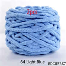 EDCUEBE7 1/2/3/5 卷，约 90-100g/根冰条编织单股粗纱，适用于 DIY 围巾、包、拖鞋、玩偶、毛毯、靠垫、毛绒玩具（颜色随机） - 彩色 - 查看 114