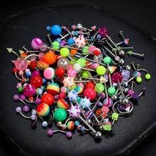 50pcs/105pcs/120pcs/200pcs/隨機混色穿刺工具組 - 混色混款 - 查看 1
