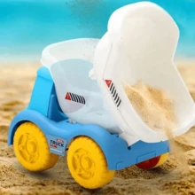 Kids Beach Sand Toy Set, 17Pcs Basic Version & 20Pcs Upgrade Version, Includes Sand Bucket, Shovel, Rake, Rolling Pin & Ocean Animal Castle Sand Molds, Summer Outdoor Sandbox Water Play Toys - Multicolor - View 6