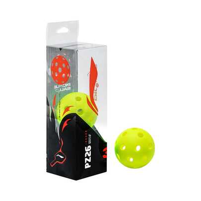 Bola Pickleball Dalam Ruangan LI-NING PZ26, Isi 3 Bola Pickleball Dalam Ruangan Berongga dengan Pantulan Tinggi untuk Latihan & Kompetisi ACPV005-9