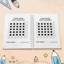 Children's Daily Math Workbook, Addition, Subtraction, Multiplication Or Division Exercises, Help Improve Mental Math Ability, Number Sense And Calculation Skills. Back To School - 彩色 - 查看 6