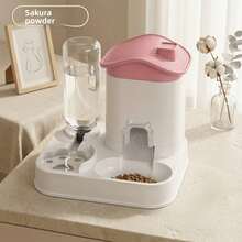 Automatic Pet Feeder & Water Bowl, Suitable For Cats And Small Dogs, Large Capacity Gravity Refill Design - 500ml - View 16
