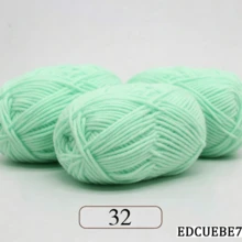 EDCUEBE7 1/3pcs/150g 5股混色米白色壓克力毛線，中粗米白色毛線 - 適合手工編織、手工織布、DIY手工藝、編織和鉤針，柔軟且多功能，適用於DIY鉤針和編織包 - 5股50G毛線 - 查看 34