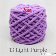 EDCUEBE7 1/2/3/5 卷，约 90-100g/根冰条编织单股粗纱，适用于 DIY 围巾、包、拖鞋、玩偶、毛毯、靠垫、毛绒玩具（颜色随机） - 彩色 - 查看 92