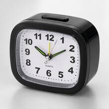 1pc Analog Alarm Clock, Silent Non-Ticking, Snooze Night Light, 1 AA Battery Operated Not Included, ABS Shell, Large Number Bedside Desk Clock For Bedroom Nightstand Living Room Office Dorm Kitchen, Gift For Dad Mom Girlfriend Students Elderly - Multicolor - View 15