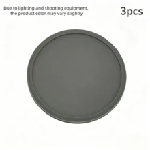 1/3/6pcs Colorful Silicone Drink Coasters, Waterproof Non-Slip Heat-Resistant Desktop Coasters, Suitable For Cold Drinks, Iced Coffee, Wine Glasses, Cute Home Decor Desk Protector - Multicolor - View 18