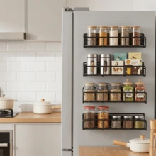 Magnetic Spice Rack For Fridge - 2 PCS - View 4