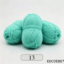 EDCUEBE7 1/3pcs/150g 5股混色米白色壓克力毛線，中粗米白色毛線 - 適合手工編織、手工織布、DIY手工藝、編織和鉤針，柔軟且多功能，適用於DIY鉤針和編織包 - 5股50G毛線 - 查看 127