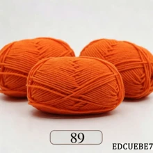 EDCUEBE7 1/3pcs/150g 5股混色米白色壓克力毛線，中粗米白色毛線 - 適合手工編織、手工織布、DIY手工藝、編織和鉤針，柔軟且多功能，適用於DIY鉤針和編織包 - 5股50G毛線 - 查看 94