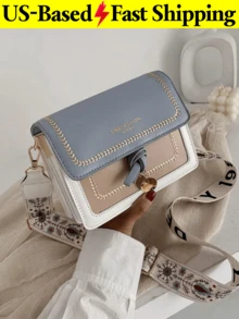 2025 Women's Crocodile - Print Crossbody Bag, Crafted From Premium PU Leather, Boasts A Sophisticated Crocodile - Print Texture. Shoulder Bag,Handbag - 彩色 - 查看 11