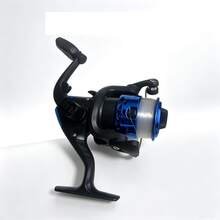 1 buah Reel Pancing Putar Rasio Gigi 5.2:1 dengan Senar Pancing, Perlengkapan Pancing Portabel, Reel Putar untuk Air Tawar dan Air Garam, Daya Tarik Maksimum, Seri dengan Rocker Lipat Logam & Spool Aluminium - Biru - View 11