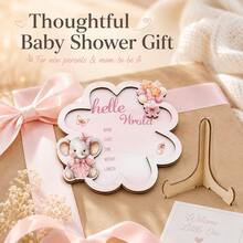 Wooden Baby Birth Announcement Sign Hello World Newborn Birth Announcement Board Baby Name Birth Announcement Sign Newborn Welcome Sign For Hospital Use - Bulletin Board - View 3