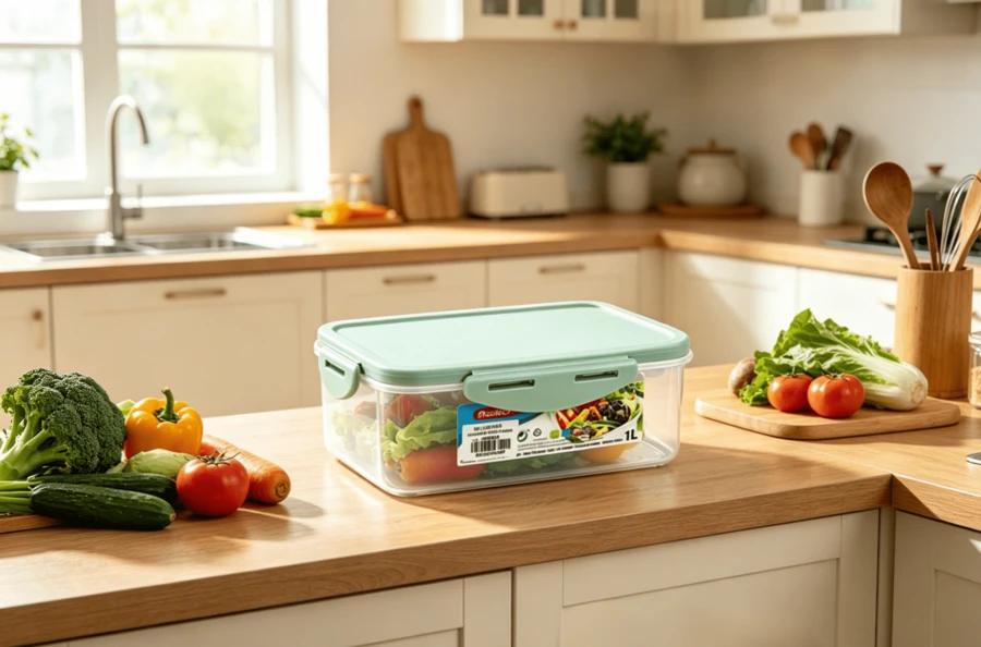 HOMYGO-Pack 12-Piece Airtight Food Container Set, Multicolor, 3 Sizes Available (0.6L/1L/2L), Stackable Storage Boxes For Fridge And Kitchen - 彩色 - 查看 1