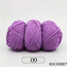 EDCUEBE7 1/3pcs/150g 5股混色米白色壓克力毛線，中粗米白色毛線 - 適合手工編織、手工織布、DIY手工藝、編織和鉤針，柔軟且多功能，適用於DIY鉤針和編織包 - 5股50G毛線 - 查看 18
