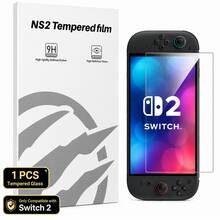 1/2pcs Switch 2 Tempered Glass Screen Protector, 9H High Definition Transparent Anti-Scratch Screen Film, Touch Sensitive Anti-Fingerprint Glass Cover, Compatible With Switch 2 Console Screen, Easy Installation Gaming Accessory - View 11