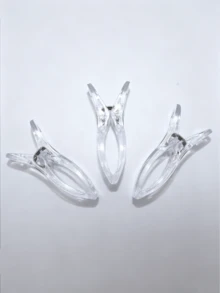Heavy Duty Transparent Plastic Spring Clips, Suitable For Balloon Arch Construction, Birthday Party Decoration, Photography Backdrop, Crafts & Woodworking - Multi-Function Clips With Non-Slip Base, Balloon & Banner Fixing Clips - Multiple Styles - View 7
