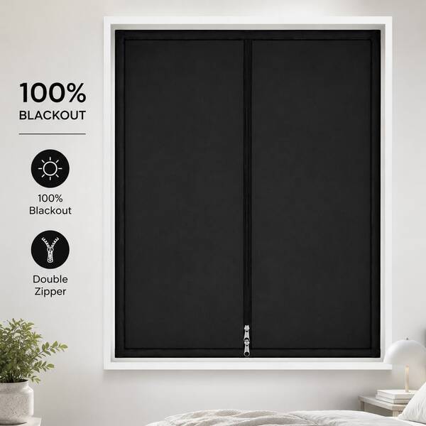 Rèm chắn sáng hai khóa kéo thân thiện với giấc ngủ, chống nắng 100% cho phòng trẻ em và căn hộ