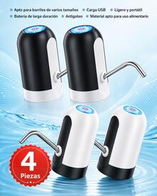 1 Piece Automatic Water Dispenser With LED Light, Rechargeable Automatic Water Dispenser Wireless Electric Drinking Water Pump - 4 piezas - 查看 1