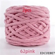 EDCUEBE7 1/2/3/5 卷，约 90-100g/根冰条编织单股粗纱，适用于 DIY 围巾、包、拖鞋、玩偶、毛毯、靠垫、毛绒玩具（颜色随机） - 彩色 - 查看 109