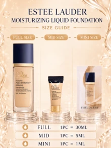 Estée Lauder 未來感水光底妝液，富含強效保濕成分 #2C0 #63 冷調香草 30/15/5/1ml，滋養肌膚、防止氧化、深層補水、長效鎖水、防止脫皮、不緊繃、提亮膚色，適合乾性肌膚，質地滑順貼合、不卡粉，SPF 20/PA+++ 防曬，適合學生、上班族、日常通勤、約會、派對等乾性肌膚場合，送給朋友/女友的理想禮物，日常妝容必備單品 - 2co - 查看 4