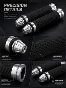 通用 22MM 把手握把含油門套筒，CNC 加工改裝把手握把，防滑改裝配件，適用於摩托車把手更換 - A - 查看 7