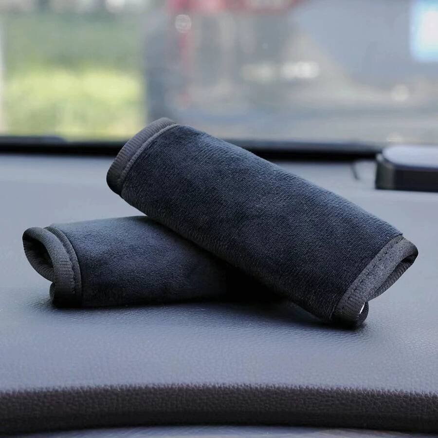 2件/組汽車門把手保護套,柔軟防滑車頂拉手套,通用汽車內飾配件 - A - 查看 1