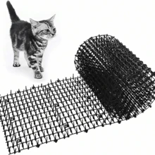 30cm Wide X 150cm Long, Black, Best-Selling Anti-Cat Rolling Mat, Cat Repellent Spike Mat, Balcony/Roof Anti-Pet Stepping Mat, Pet Supplies. - one-size - View 13