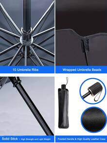 Paraguas parasol plegable reflectante para el parabrisas delantero del coche, tamaño grande con protección UV - Multicolor - Ver 9