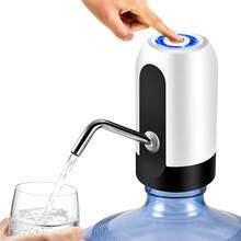 1 Piece Automatic Water Dispenser With LED Light, Rechargeable Automatic Water Dispenser Wireless Electric Drinking Water Pump - Black and White - View 10