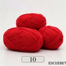 EDCUEBE7 1/3pcs/150g 5股混色米白色壓克力毛線，中粗米白色毛線 - 適合手工編織、手工織布、DIY手工藝、編織和鉤針，柔軟且多功能，適用於DIY鉤針和編織包 - 5股50G毛線 - 查看 180