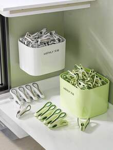 1pc Fixed Sock Clip Storage Basket, Windproof & Anti-Slip, For Home And Dorm Use - Multicolor - View 12